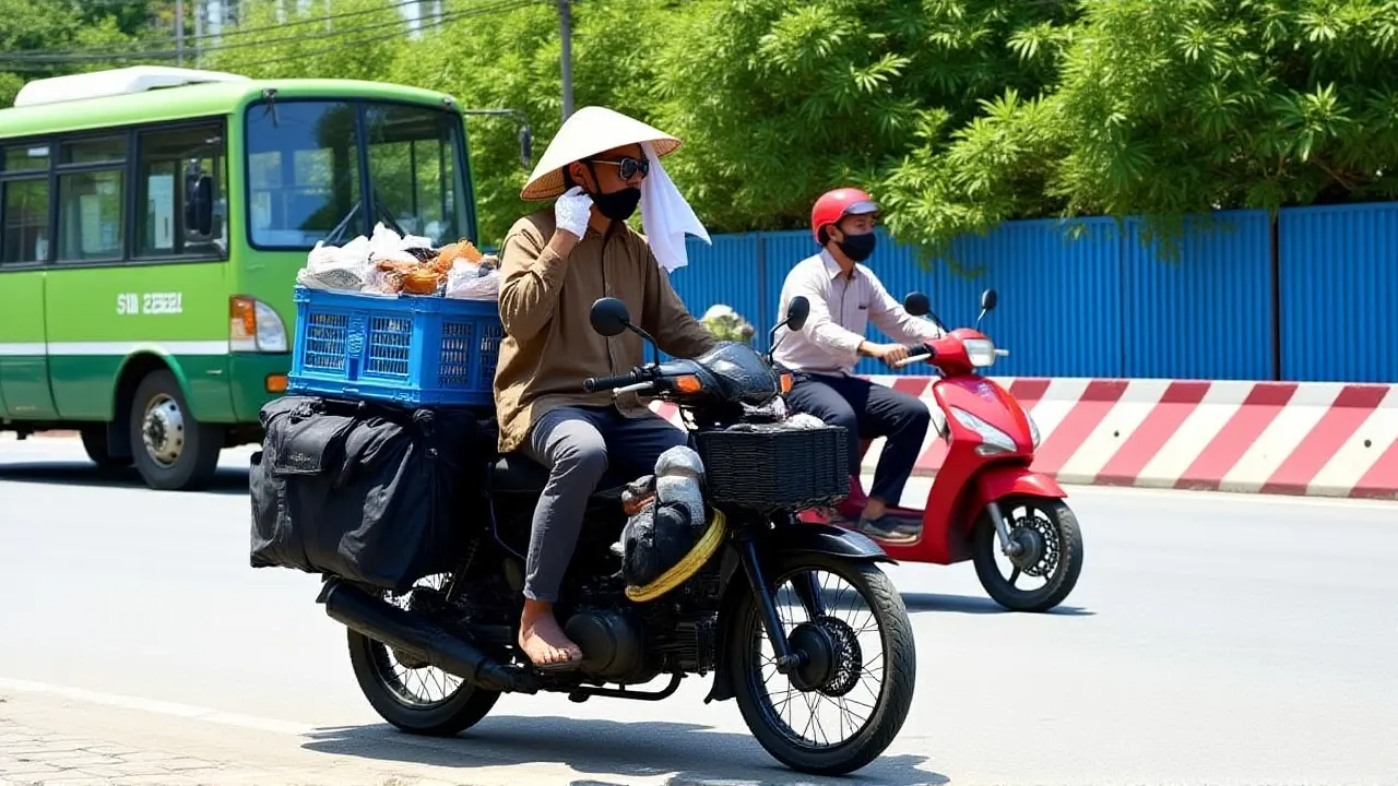 हो चि मिन्ह में 40°C से अधिक तापमान: दक्षिण वियतनाम में भयानक गर्मी