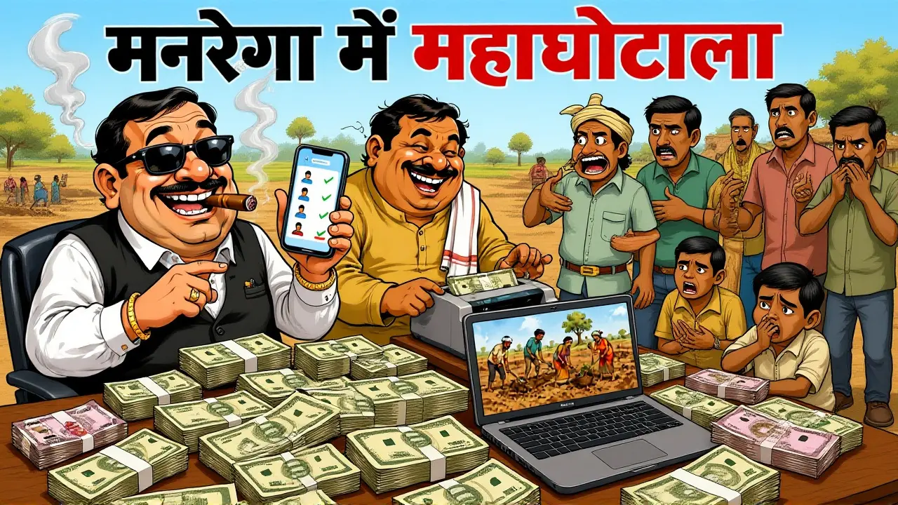 MP में मनरेगा घोटाला: क्लोन ऐप से फर्जी हाजिरी, 200 करोड़ के गबन की आशंका
